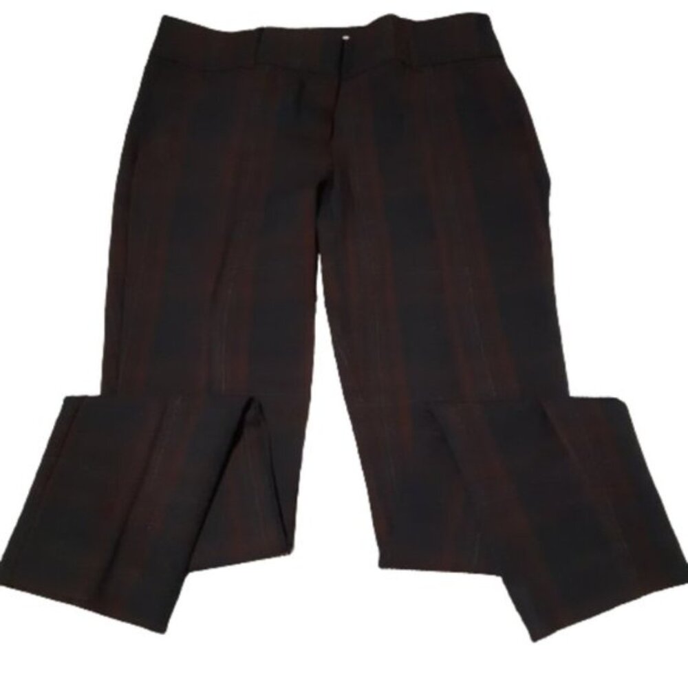 The Loft Modern Skinny Leg Plaid Pants